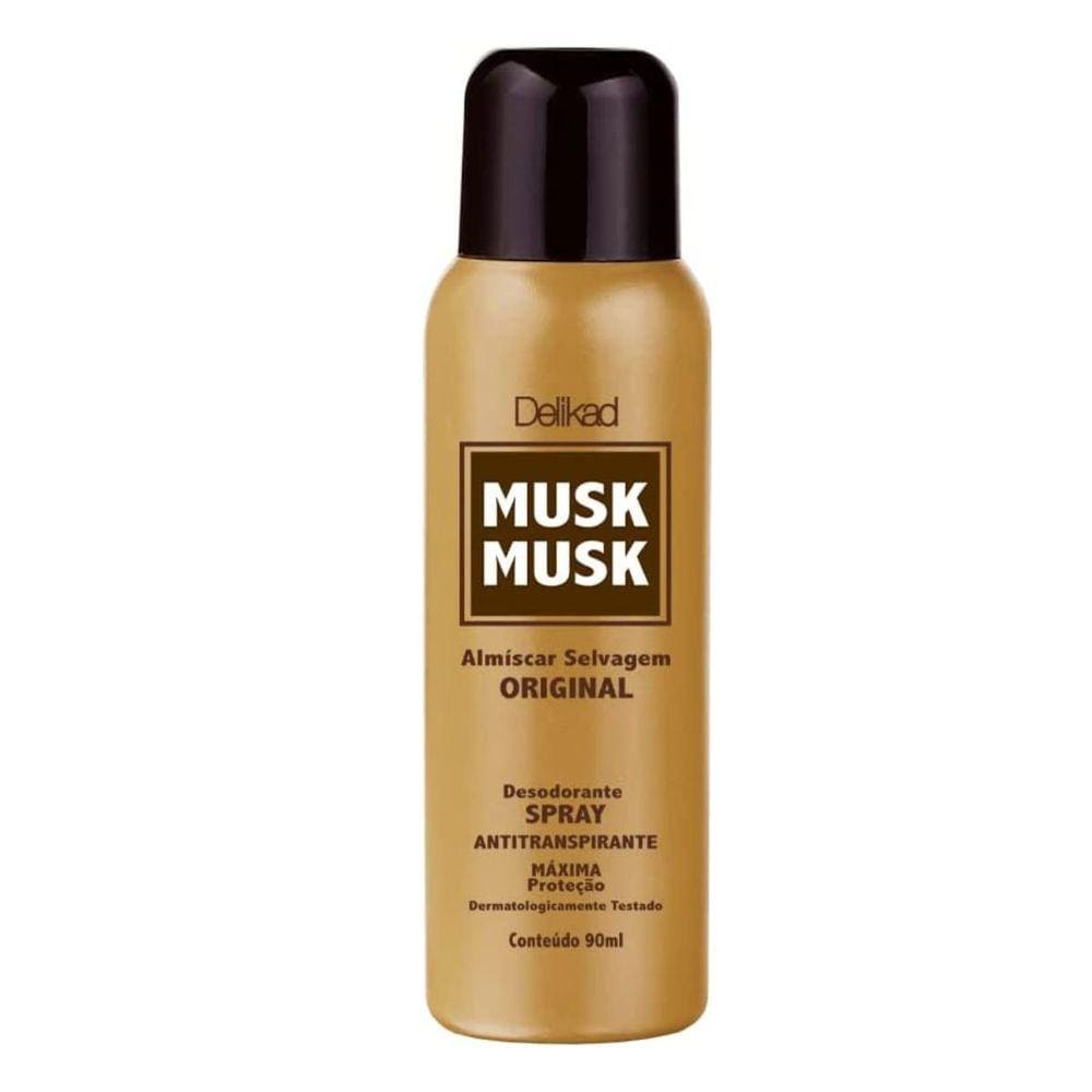 Desodorante Delikad Musk Musk Almíscar Selvagem 90Ml