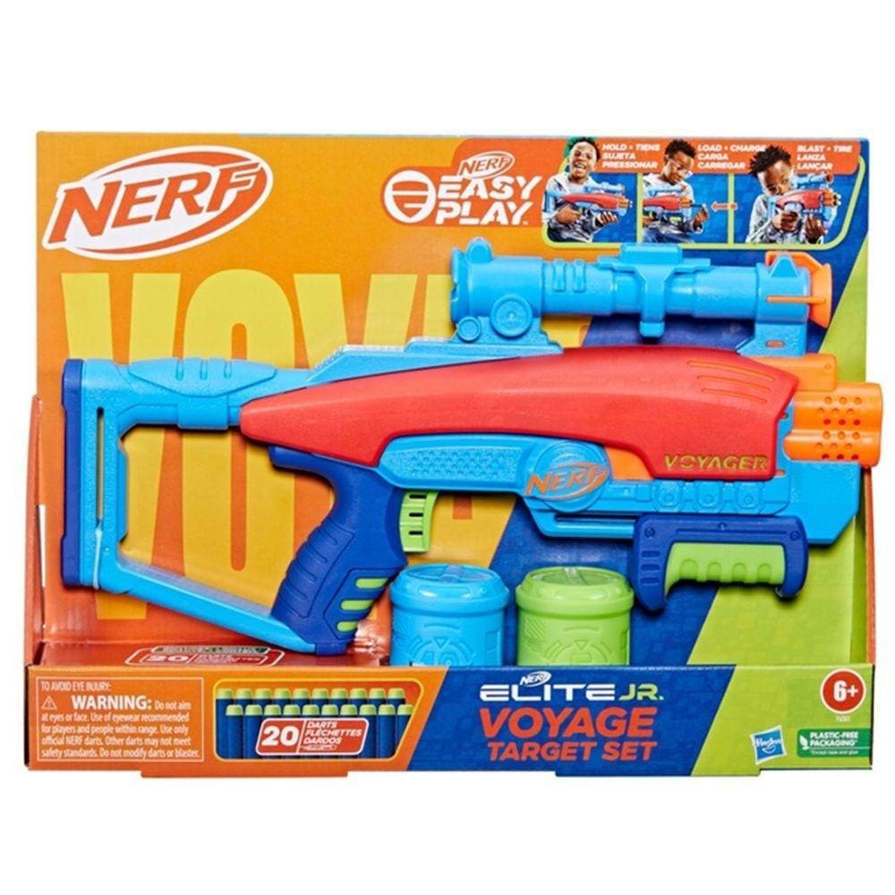 Lançador de dardos Nerf Elite Jr Voyage Target - Hasbro F6361