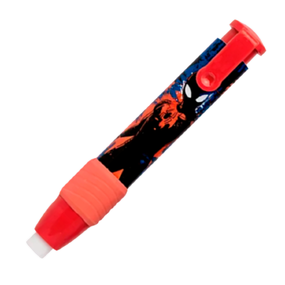 Caneta borracha retrátil Spider Man Vermelho Molin