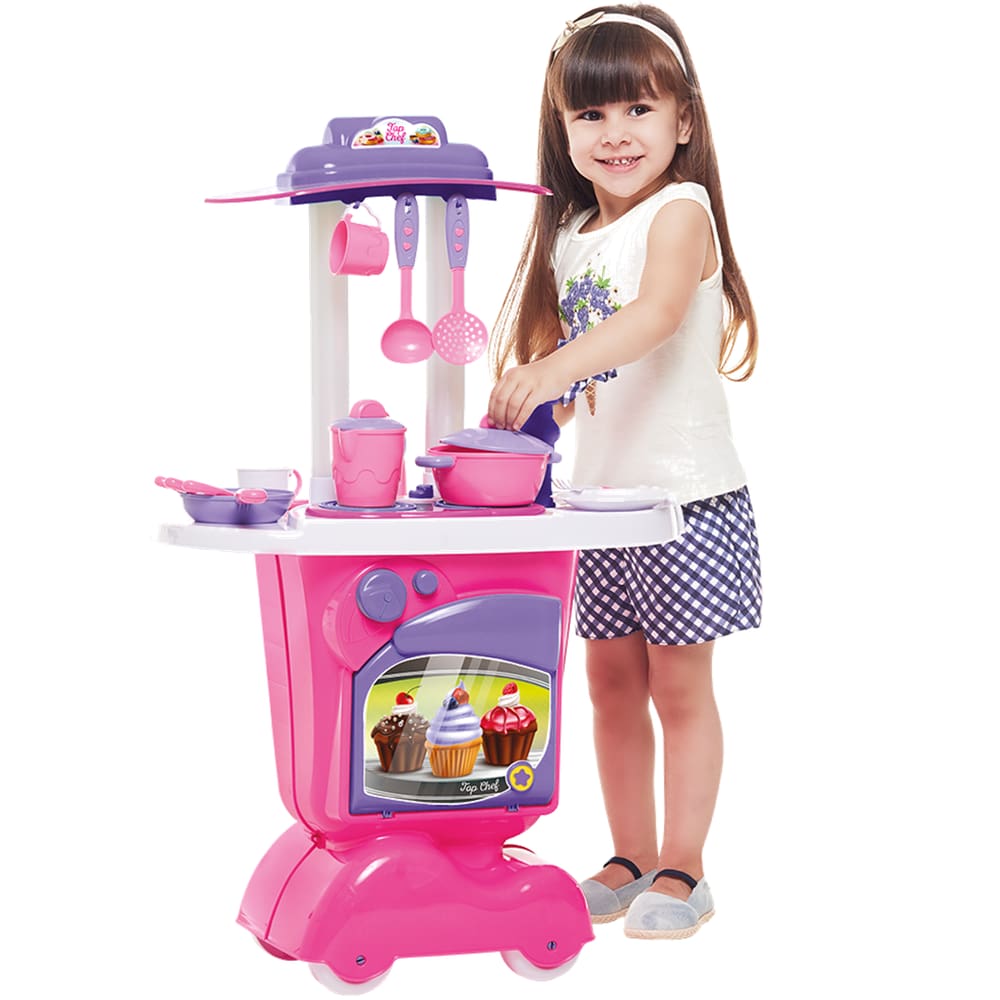 Cozinha de Brinquedo Faz de Conta Calesita Tateti Top Chef