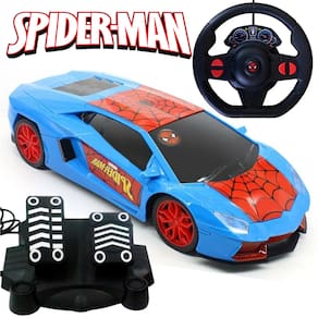 Carro Controle Remoto Spider man web Charge Candide 5820