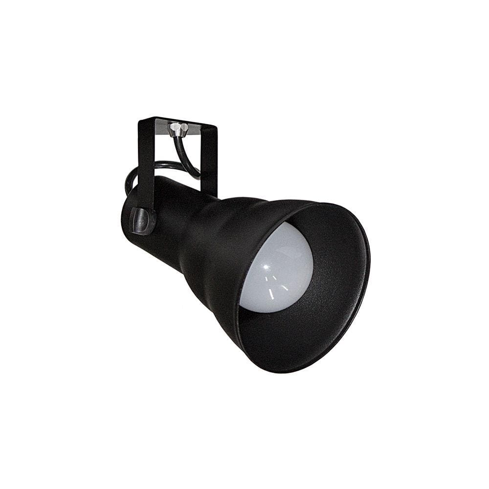 Spot Para Eletrocalha Taschibra Hol E27 Bivolt Preto