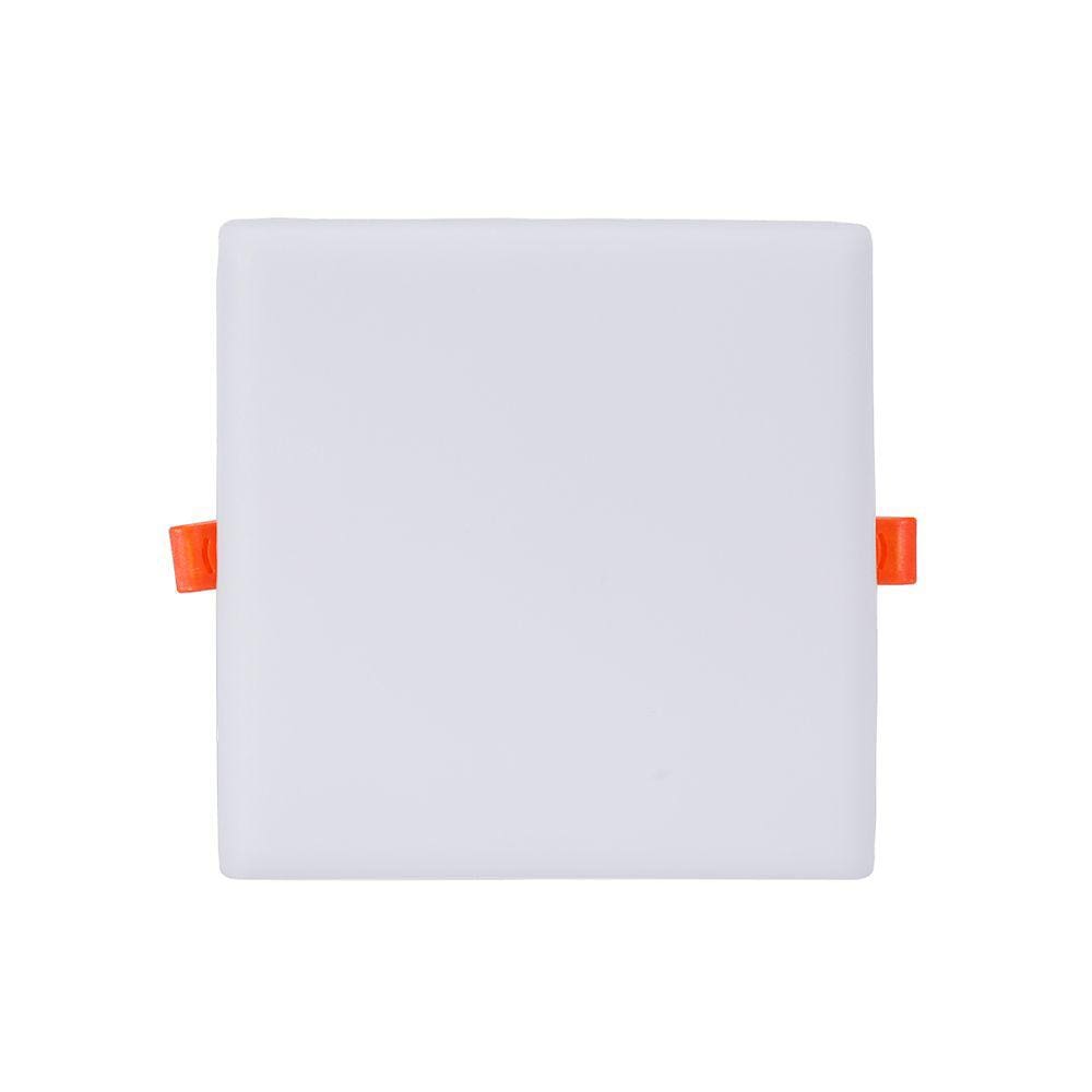 Painel De Led Blumenau Frameless Quadrado Sobrepor/Embutir 24W Bivolt 6500K Luz Branca