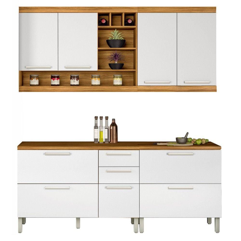 Cozinha com 4 Peças Burguesa Premium MDF Nesher