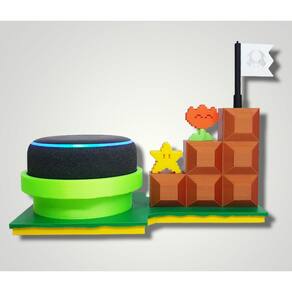 Suporte Stand Boo Mario Bros compatível com Alexa Echo Dot 4ª ou