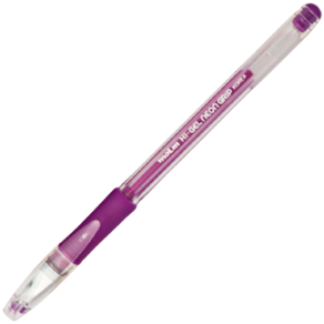 Caneta Gel Grip Neon Violeta ponta fina 0.7 mm Marca Molin