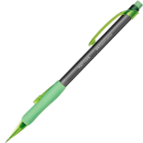 Lapiseria Poly Click Faber Castell 0.5mm cor Verde e cinza