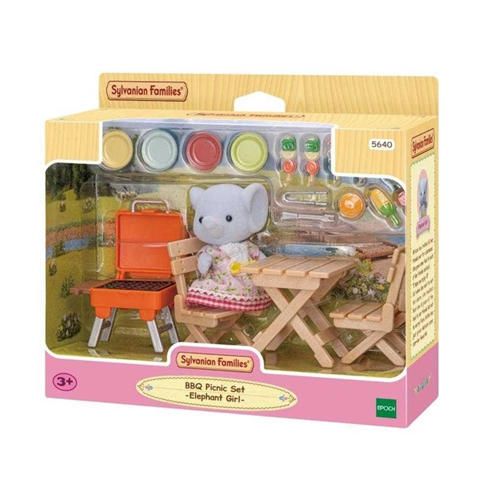 Conjunto Piquenique e Churrasco Menina Elefante - Sylvanian Families