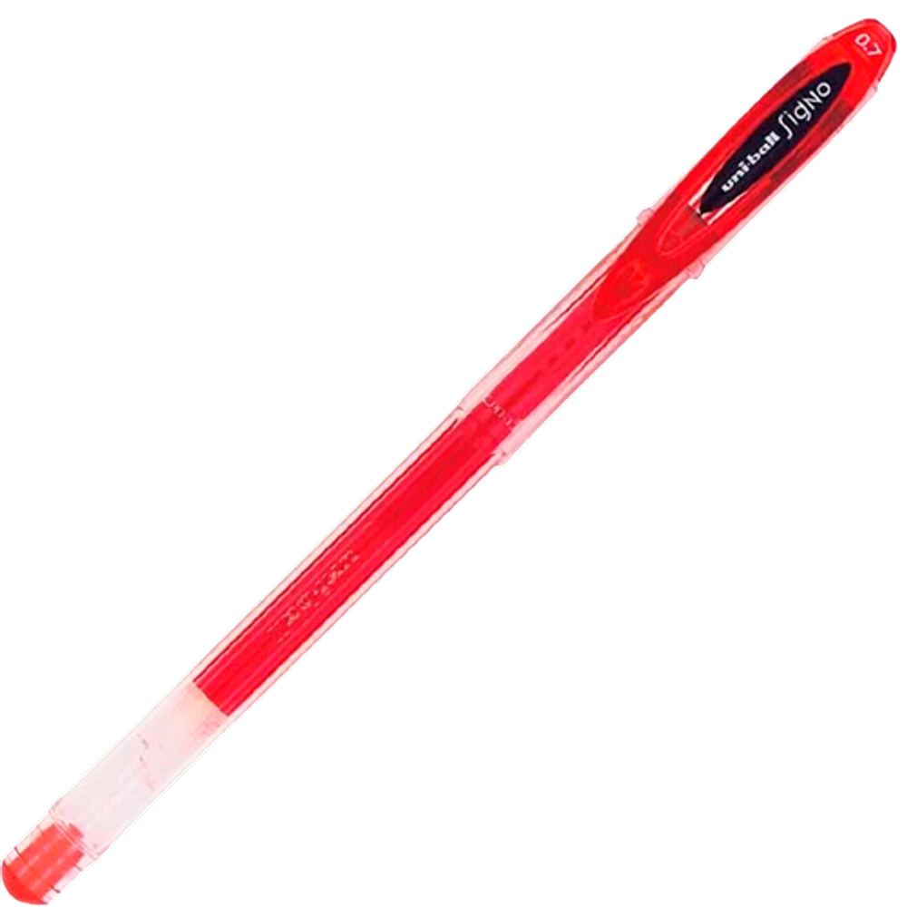 Caneta Gel Uni-ball Signo Neo ponta fina 0.7mm Cor Vermelha