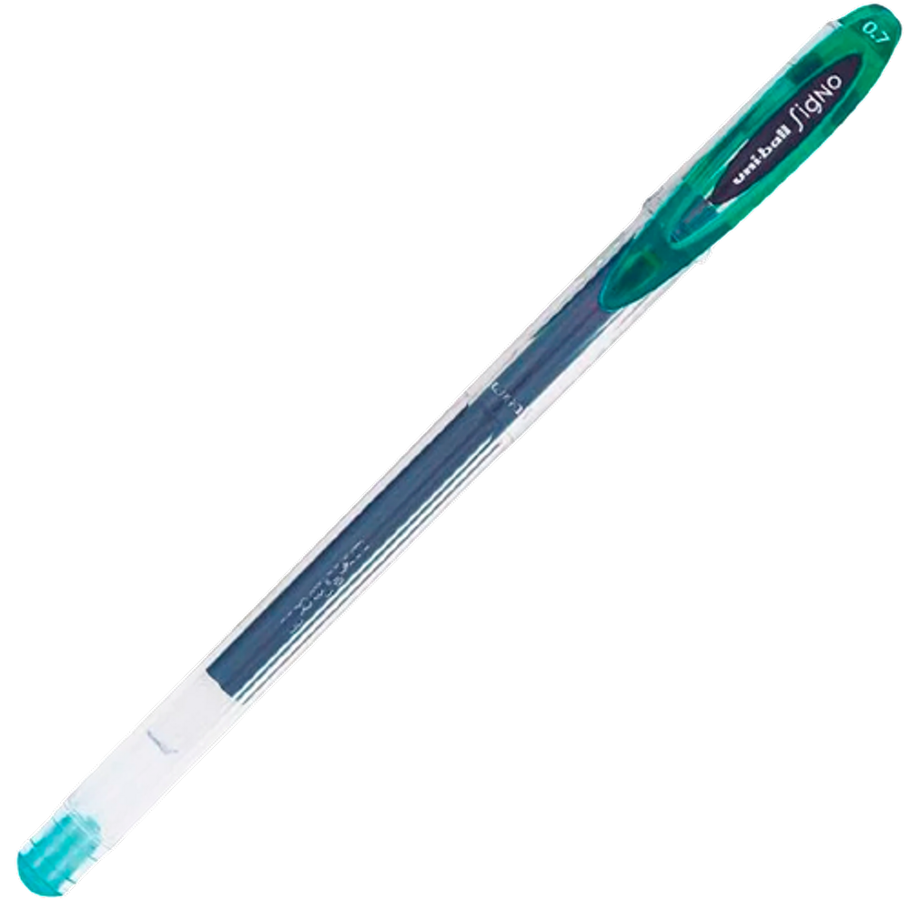 Caneta Gel Uni-ball Signo Neo ponta fina 0.7mm Cor Verde