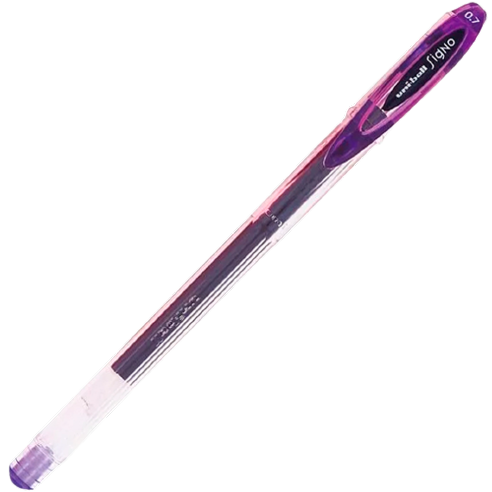 Caneta Gel Uni-ball Signo Neo ponta fina 0.7mm Cor Violeta