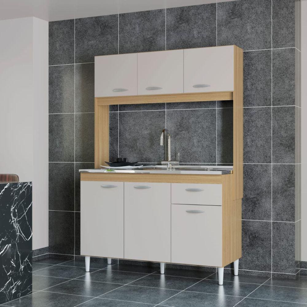 Cozinha Poquema Anete 6 Portas 1 Gaveta