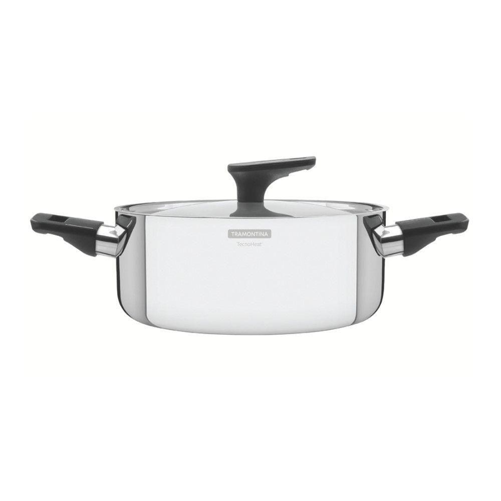 Caçarola Baquelite 20cm 3,8L Inox Corpo Tramontina 62164/200