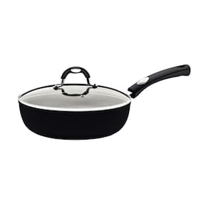 Frigideira Funda Mônaco Induction Preto 24 Cm 2,7 L Em Alumínio