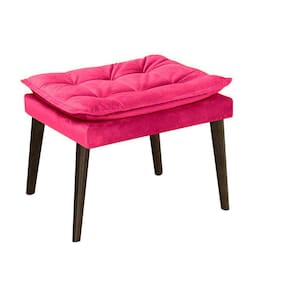 Puff Banqueta Decorativa Para Sala E Quarto Opala Suede Pink -LM DECOR