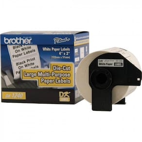 Etiqueta Brother 102mm DK-1240 Pré Cortada
