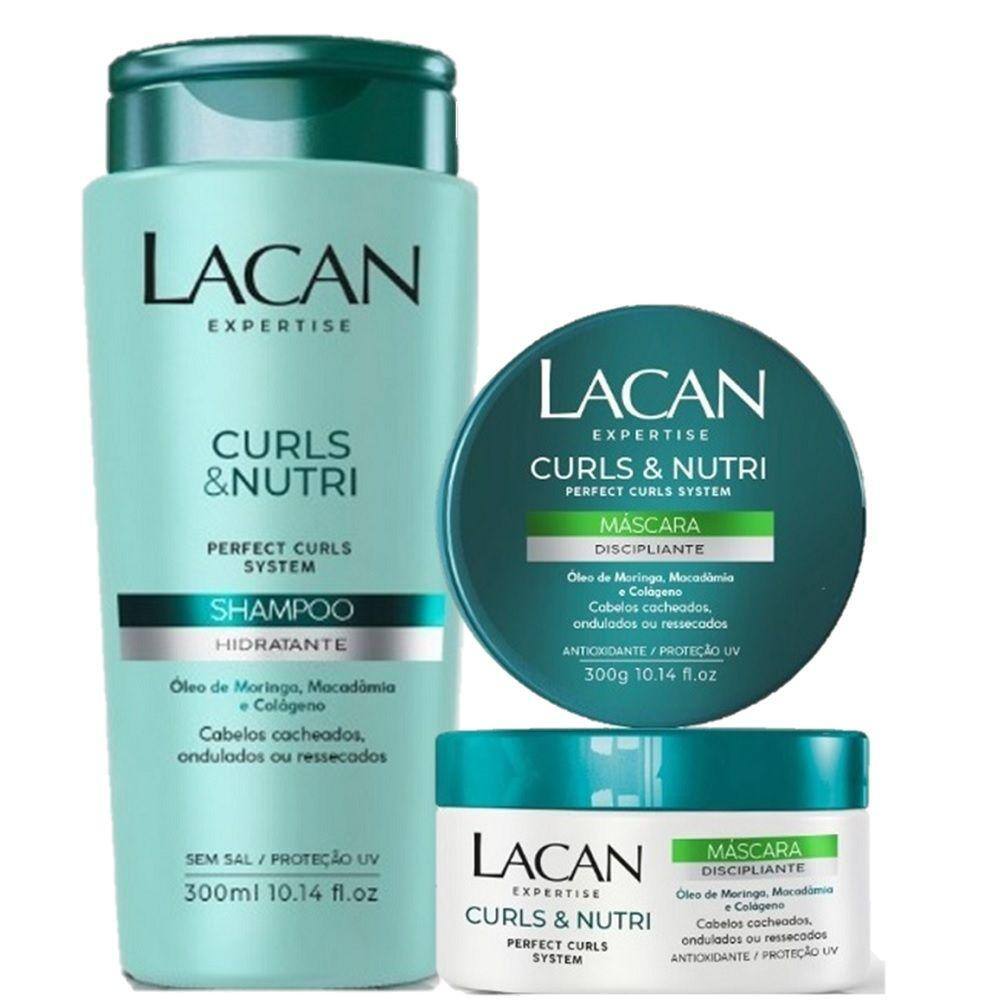 Kit Lacan Curls e Nutri Cabelos Disciplinados (2 Produtos)