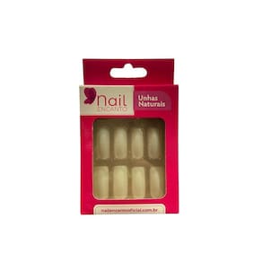 Nail Encanto Unhas Postiças Natural 24Un