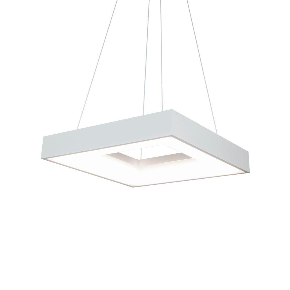 Lustre Pendente Newline New Massu 486 Bivolt  Branco 4000K Luz Neutra