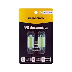 Lampada Led Tarponn Torpedo Sj-Cob-12C - 39Mm (Par)