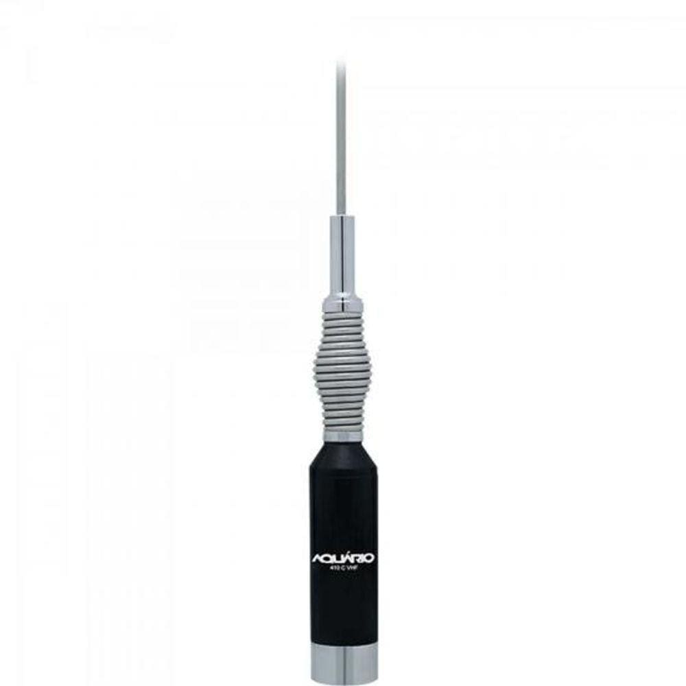 Antena Movel 5/8 Vhf 2M Com Mola M-410C Aquario