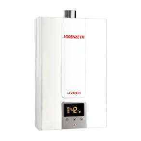 Aquecedor De Água A Gás Lz 2500De Digital Lorenzetti Gn (Gás Natural)