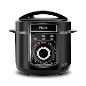 Panela De Pressão Elétrica Philco Ppp02Pi 5L Inox Preta 127V