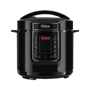 Panela De Pressão Elétrica Philco Ppp01P 6L Preta 220V