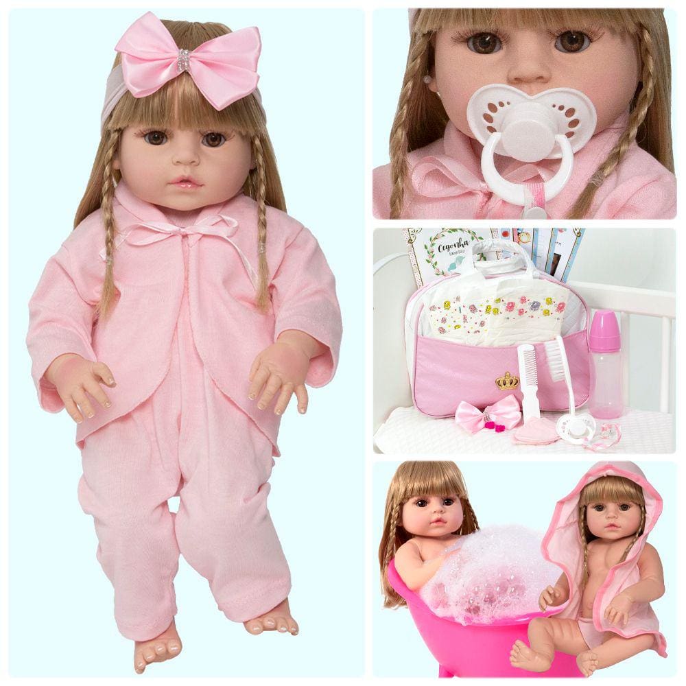 BEBÊ REBORN TODA EM SILICONE MEGA REALISTA NICK PRONTA ENTREGA -  Maternidade Mundo Baby Reborn