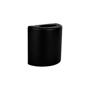 Arandela Taschibra Lyra 3W Led Bivolt Preto 3000K Luz Amarela