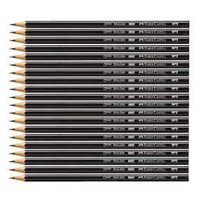 Kit 20 Lápis Preto Grafite Nº2 HB Max Sextavado 1205 Faber Castell