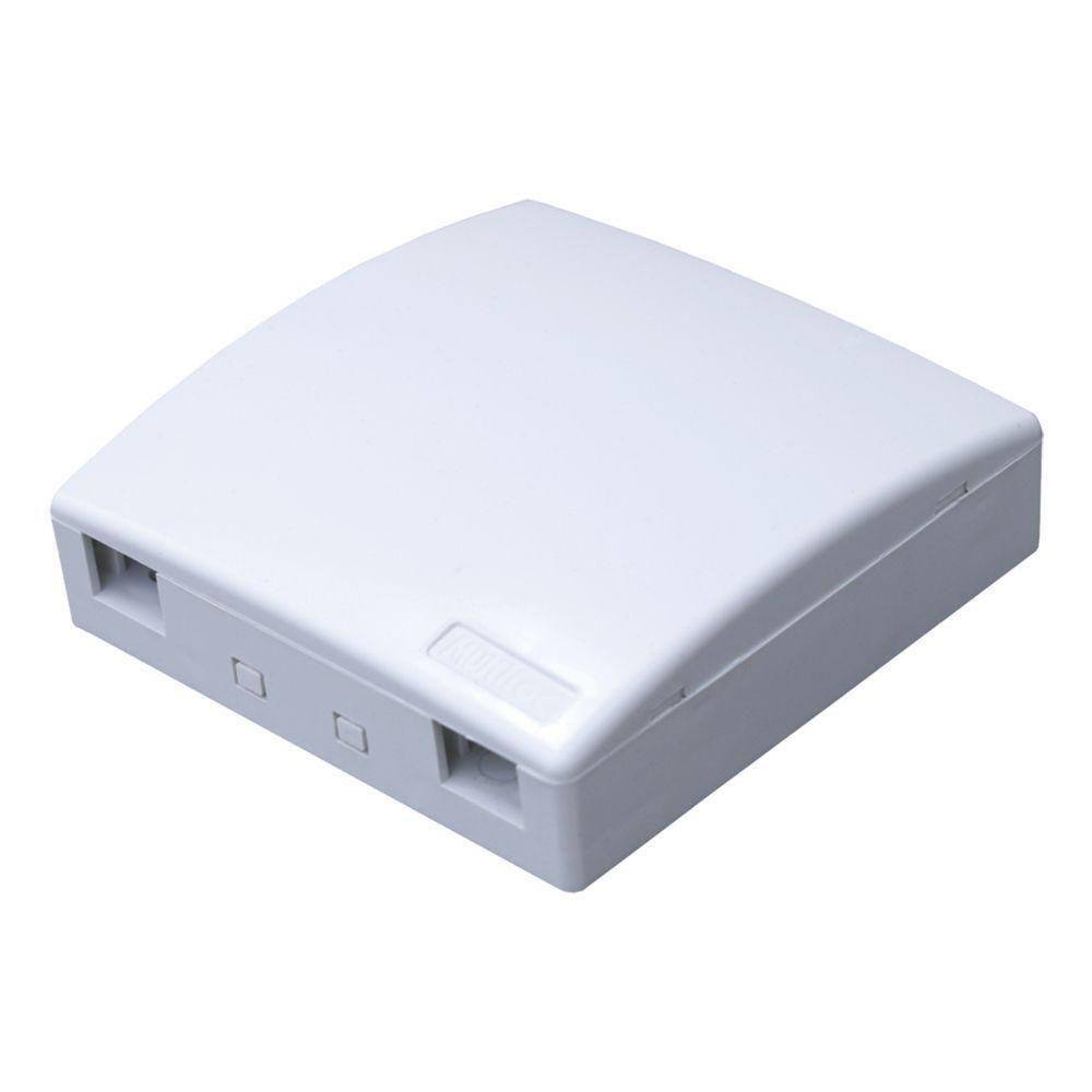 Caixa Terminacao Optica Multitoc Pto 2 Fibras (Roseta) Branca
