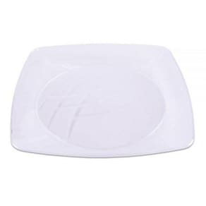 Prato Quadrado Grande Cristal 8526 Com 10 Unidades Pra