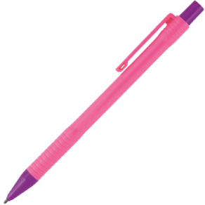 Lapiseira Super Colors 2.0mm com apontador no topo Tris Rosa