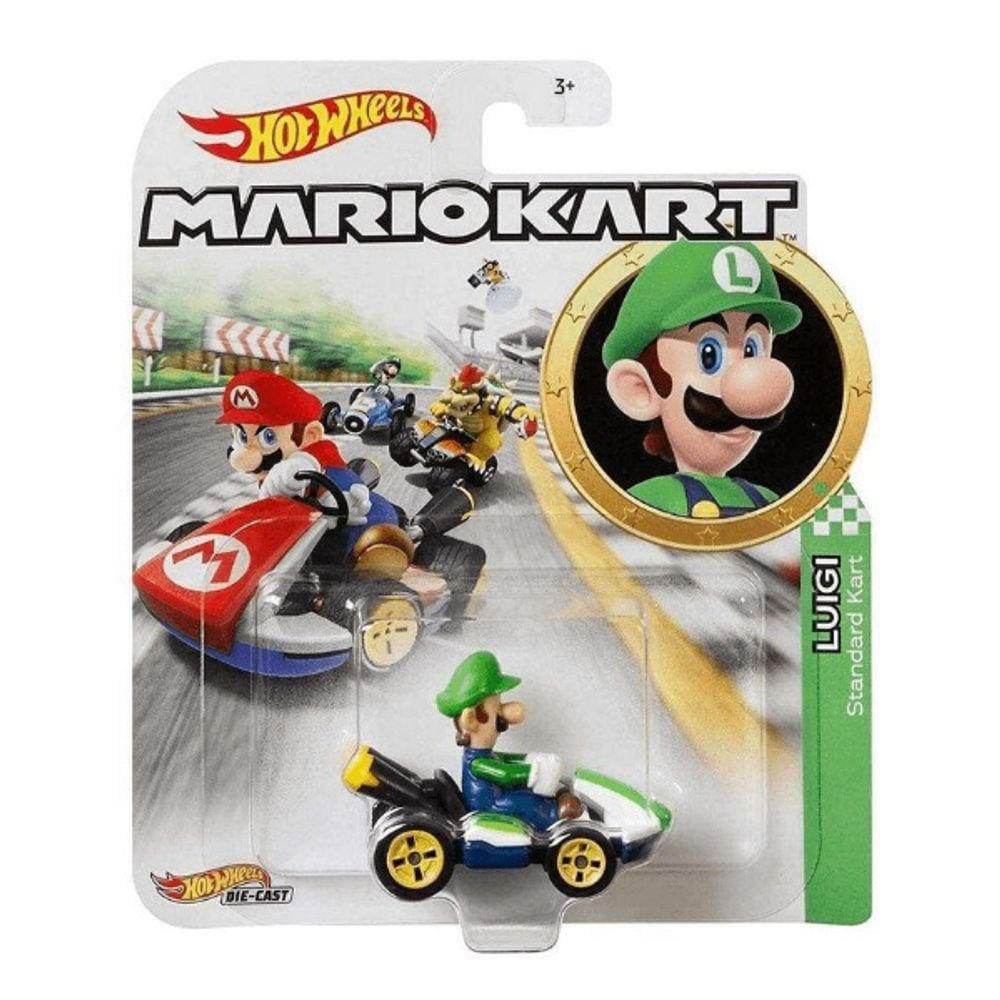 Hot Wheels Mario KART Luigi Mattel GBG25