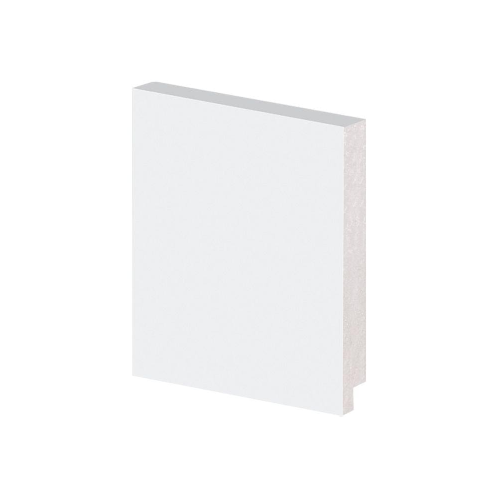 Rodapé De Poliestireno Arquitech 50010 Liso 10Cm 2,40M Branco