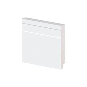 Rodapé De Poliestireno Arquitech 51007 Frisado 7Cm 2,40M Branco