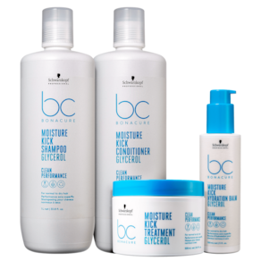 Kit Schwarzkopf Professional BC Bonacure Clean Performance Moisture Kick Quarteto Hydration (4 Produtos)
