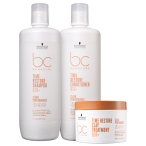 Kit Schwarzkopf Professional BC Bonacure Clean Performance Time Restore Trio Super (3 Produtos)