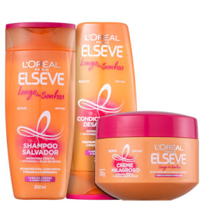 Kit Elseve L`Oréal Paris Longo dos Sonhos Trio (3 Produtos)