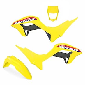 Kit Plástico Carenagem Biker Reestyle C/ Adesivos Nxr Bros 150 2009 a 2012