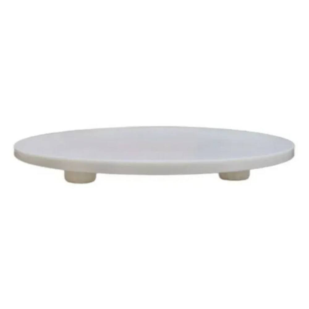 Suporte Tabuleiro Banquinho Redondo 40cm P/ Bolos E Doces