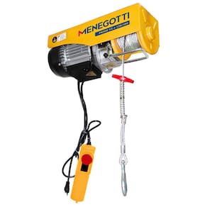 Guincho Elétrico De Coluna Prime V2 150/300 Kg 12/6M Com Motor 60H Menegotti