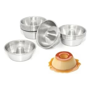 Forma Mini Pudim E Torta Suissa N°1 Kit C/ 24 Peças Alumínio