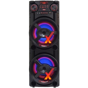 Caixa Som Amplificada Bluetooth 1900W Rms Woofer Mp3 Usb Led Tws Bivolt ACA 1900 New X