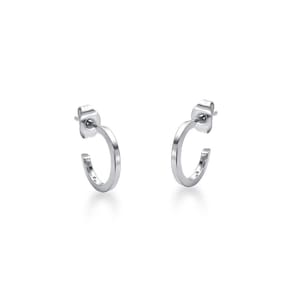Brinco De Argola De Tarraxa Masculino Aço Inox Hipoalérgico
