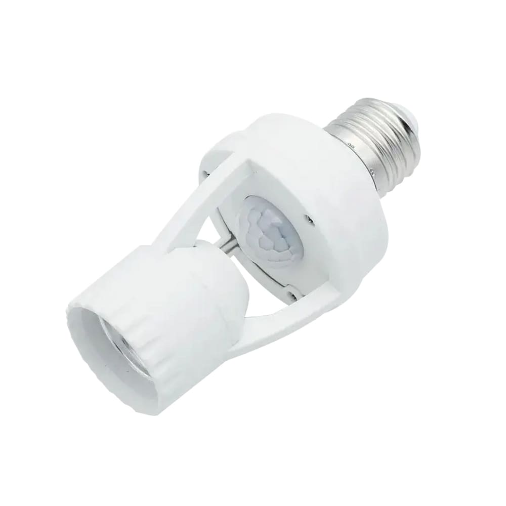 Sensor De Presença De Teto Soquete E27 360° 1200W Bivolt Ctb