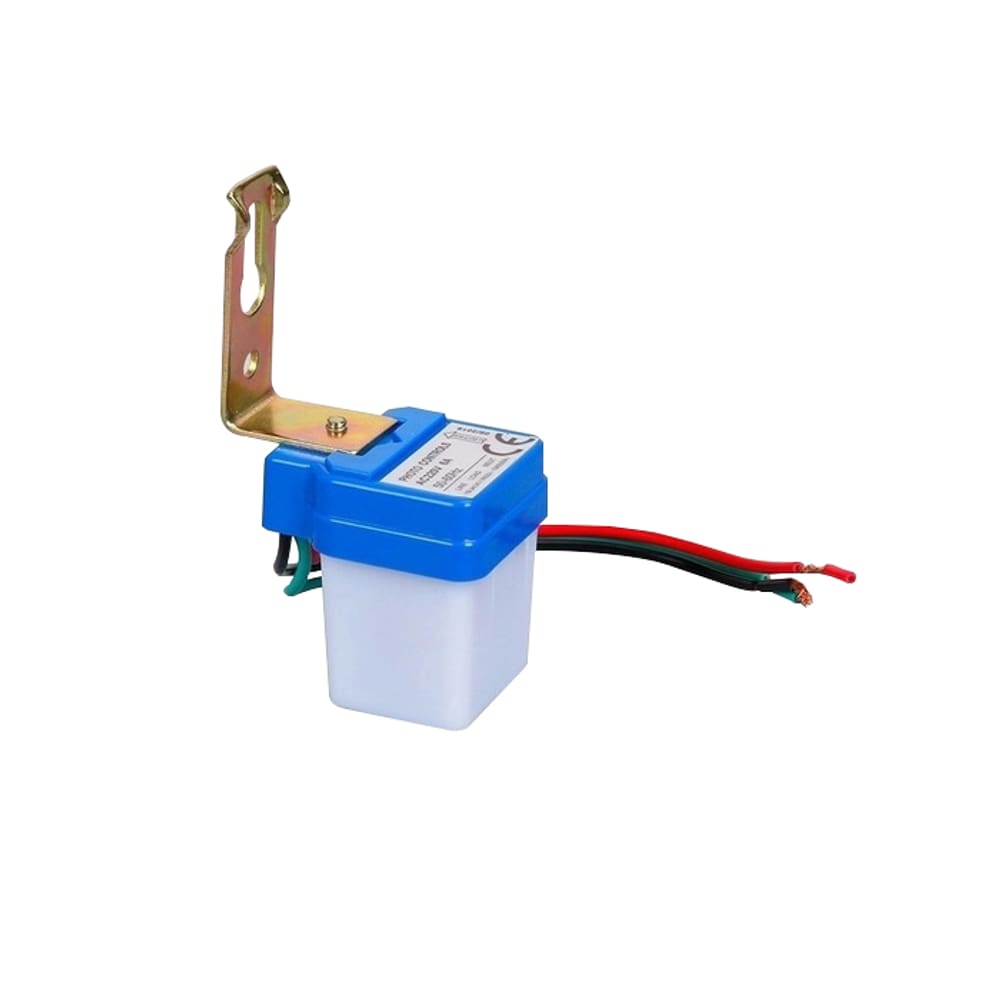 Rele Fotocélula Iluminação Com Suporte De Parede 6A Bivolt