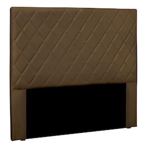 Cabeceira Queen 1,60m Córdoba Suede - Pallazio Cor Caramelo