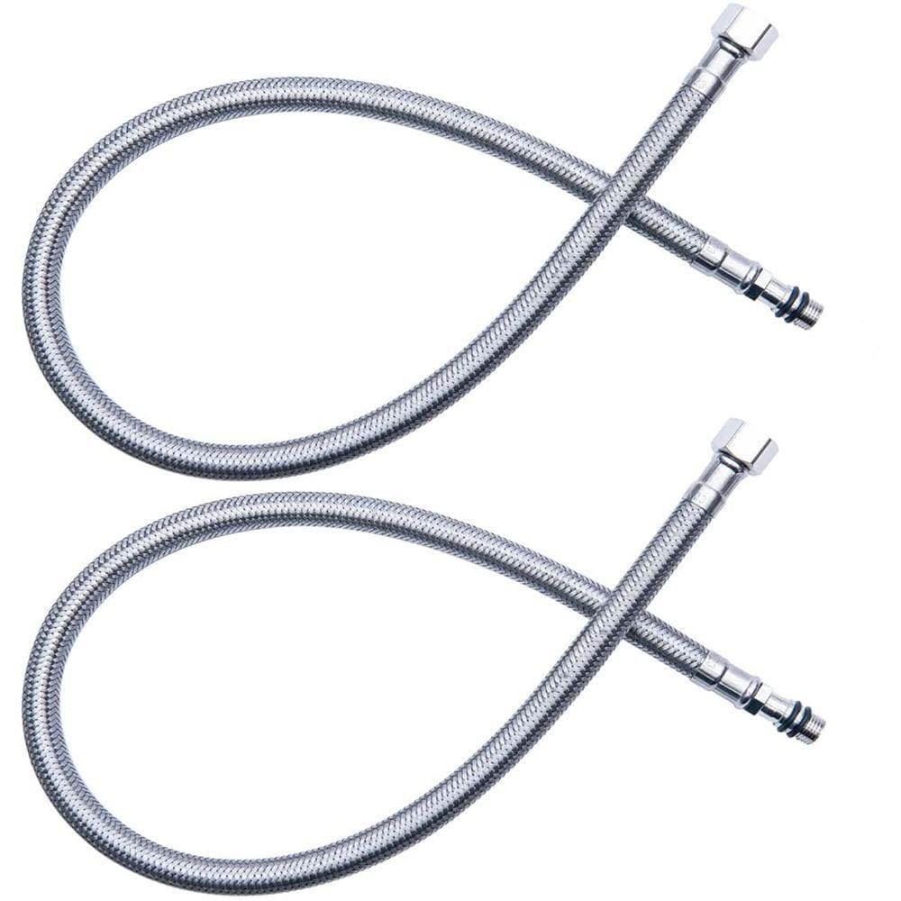 Par de Mangueiras Flexíveis Lorben para Torneira Misturador 80 cm Comprimento GT6183